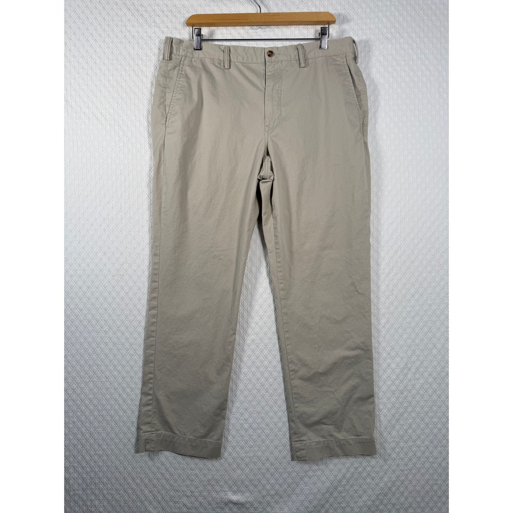 Polo Ralph Lauren Mens 36x29 Khaki Tan Stretch‎ Straight Fit Chino Pants 5397